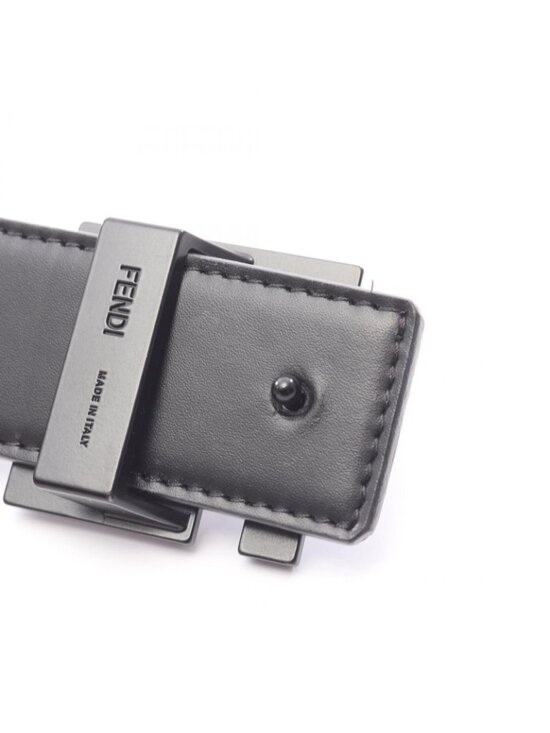 Fendi Belt FF Square Reversible Leather